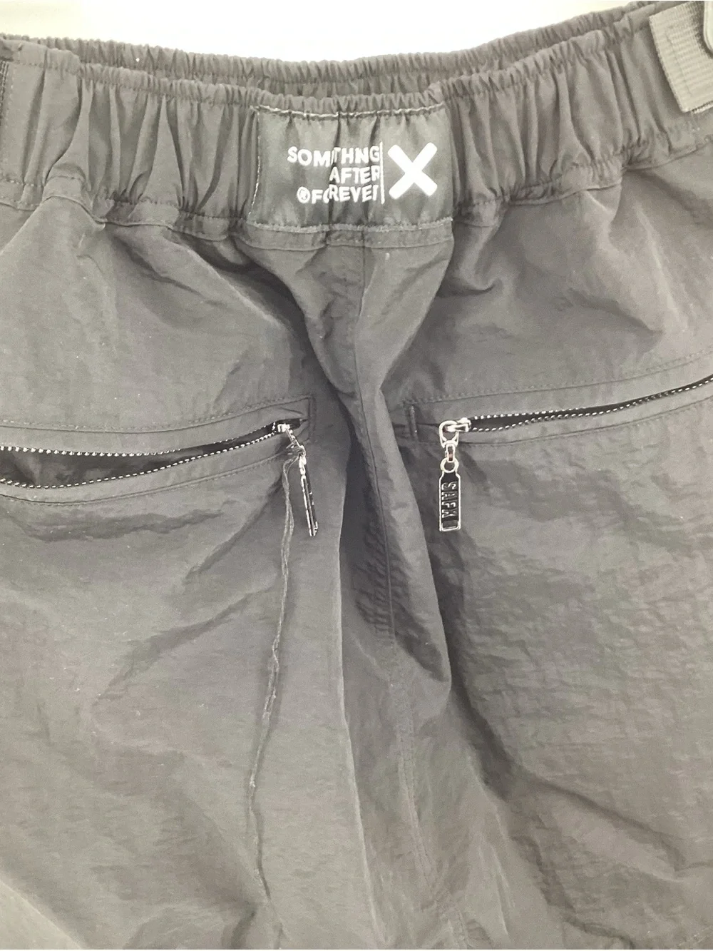 Something After Forever Black Relaxed Drawstring pants